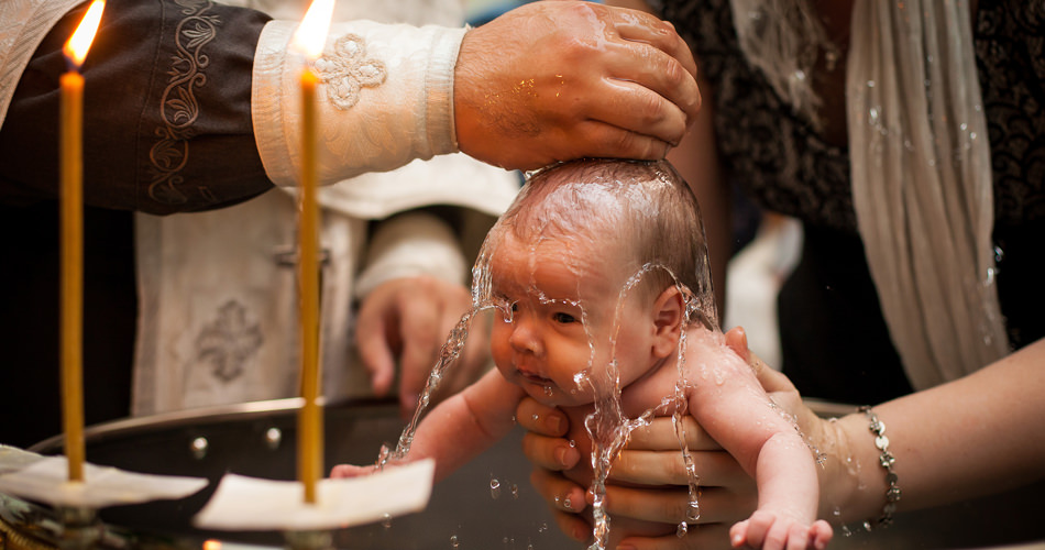 Baptism little baby